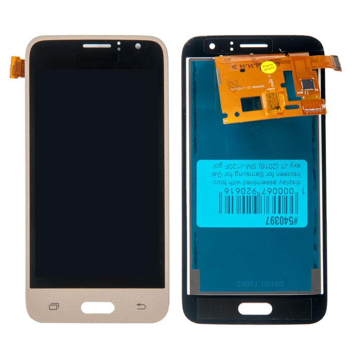 

Дисплей Rocknparts с тачскрином для Samsung Galaxy J1 (SM-J120F) золотой (2016) OLED, J120F
