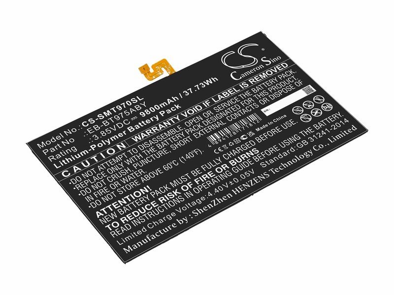 

Аккумулятор для планшета Samsung Galaxy Tab S7+ (EB-BT975ABY), Черный