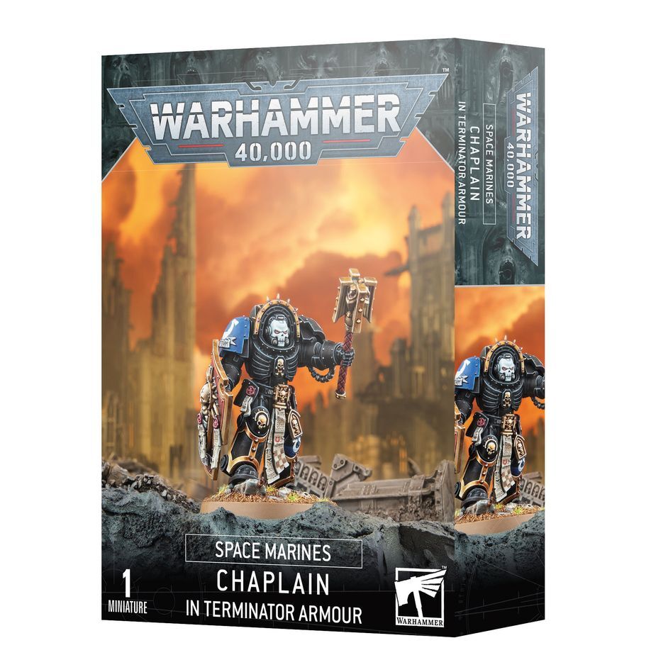 

Миниатюры для игры Games Workshop Space Marines Chaplain in Terminator Armour, 48-91