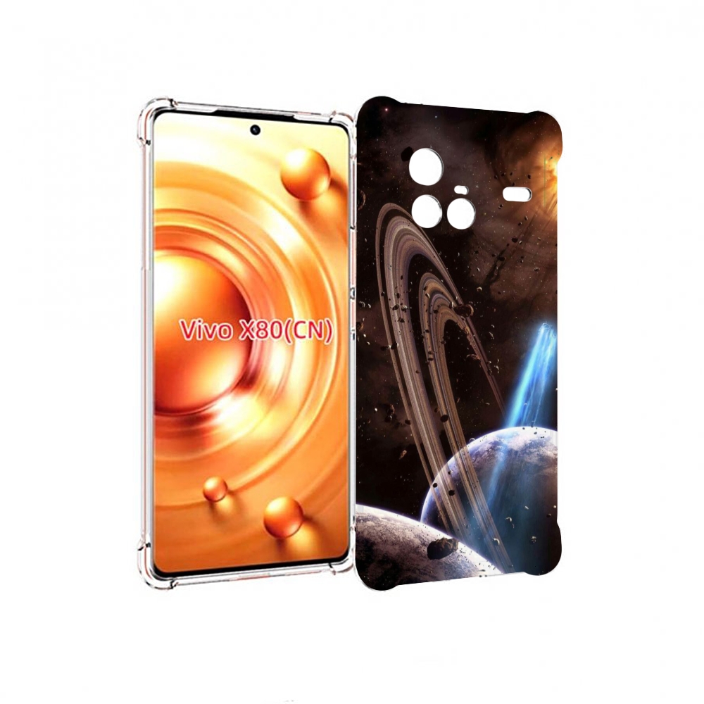 

Чехол Mypads Сатурн В Космосе Для Vivo X80, Прозрачный, Tocco