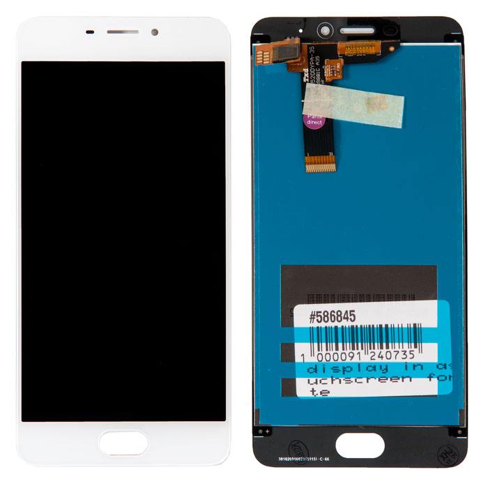 

Дисплей Rocknparts с тачскрином для Meizu M6 белый, M6
