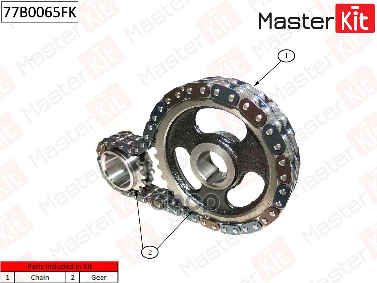 Комплект Цепи Грм Skoda Felicia 13 AmhAmjAmg 93-01 MasterKit арт 77b0065fk 4118₽