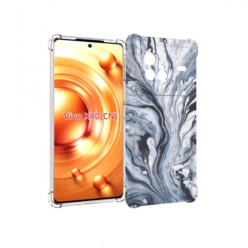 

Чехол Mypads Серая Краска Для Vivo X80, Прозрачный, Tocco