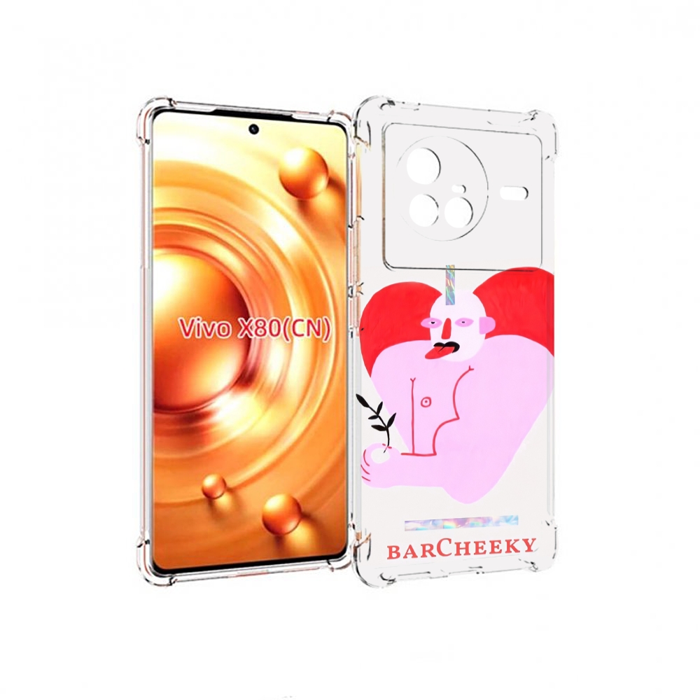 

Чехол Mypads Силач В Сердце Женский Для Vivo X80, Прозрачный, Tocco