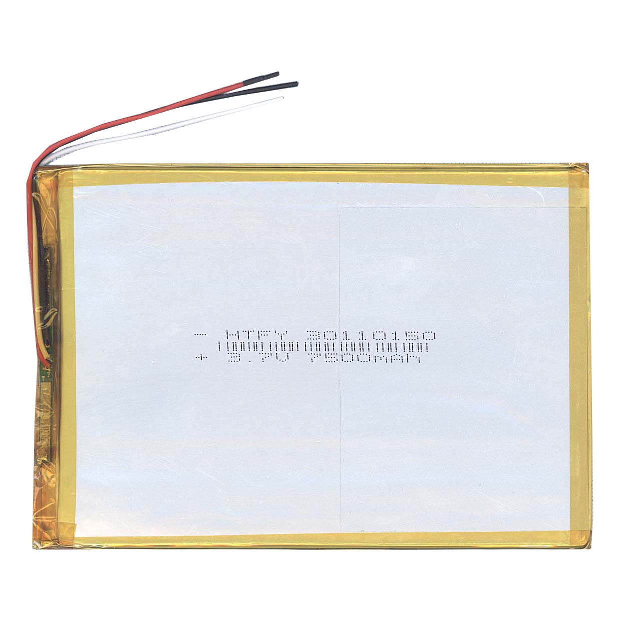 

Аккумулятор Li-Pol батарея 3*110*150мм 3pin 3.7V/7500mAh, 3*110*150мм 3pin 3.7V/7500mAh