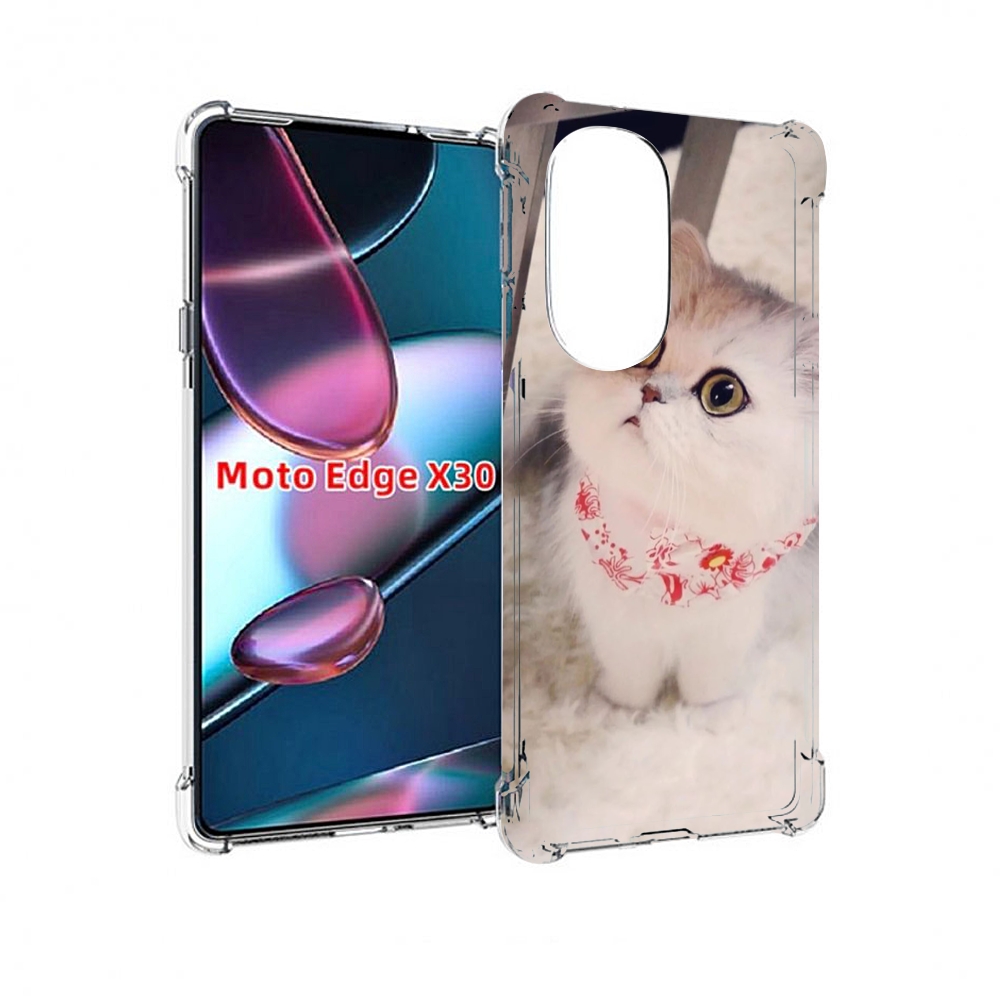 

Чехол MyPads Котеночек женский для Motorola Moto Edge X30, Прозрачный, Tocco