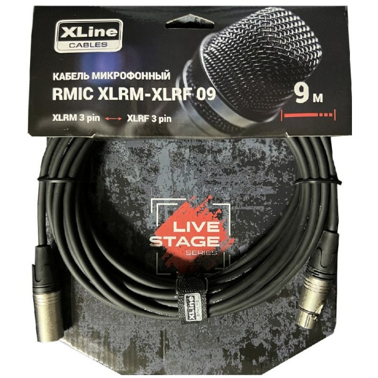 фото Кабель сабвуферный 1xxlr - 1xxlr xline cables rmic xlrm-xlrf 09