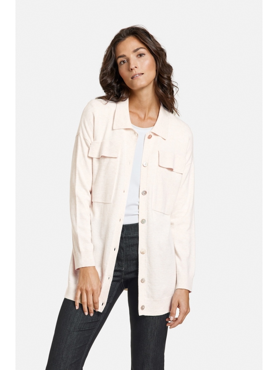 

Кардиган женский Gerry Weber 530227-44719-905140 белый 38, 530227-44719-905140