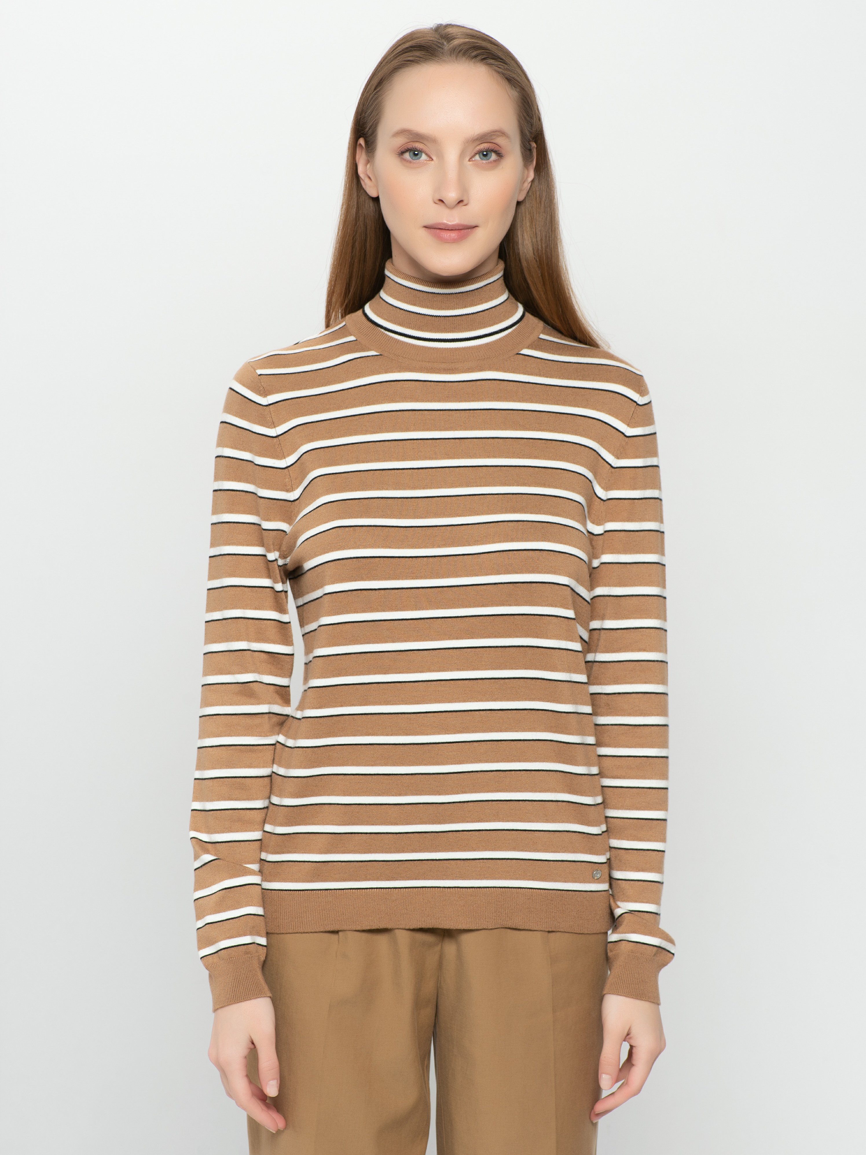 

Водолазка женская Gerry Weber 570540-44702-7092 коричневая 36, 570540-44702-7092