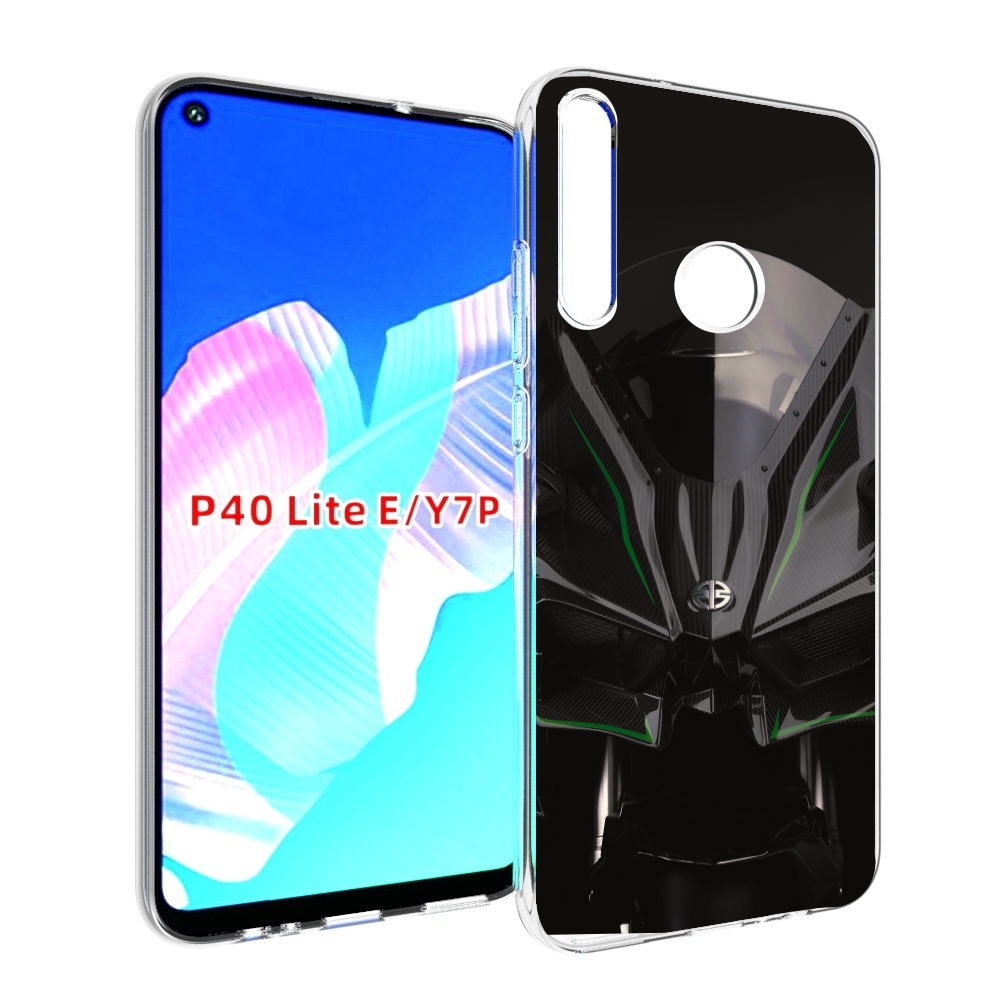

Чехол бампер MyPads кавасаки мото для Huawei P40 Lite E, Прозрачный, Tocco
