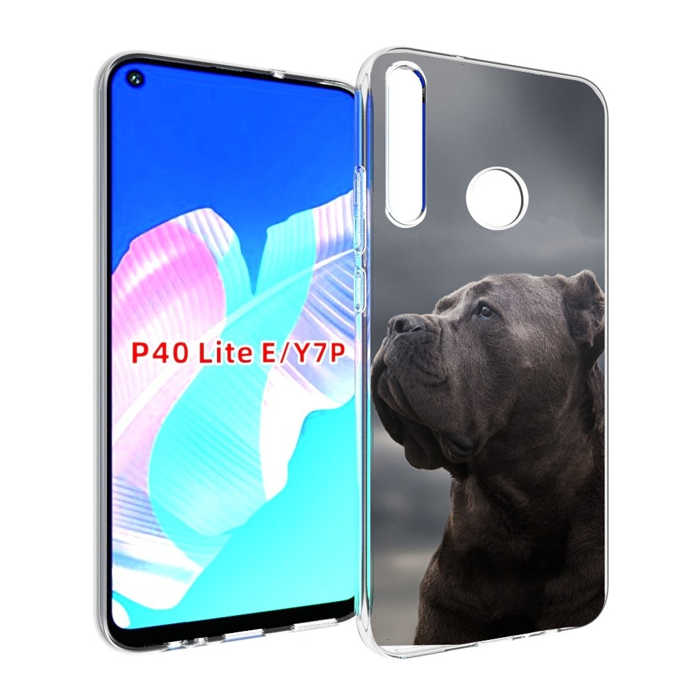 Чехол бампер MyPads кане корсо для Huawei P40 Lite E