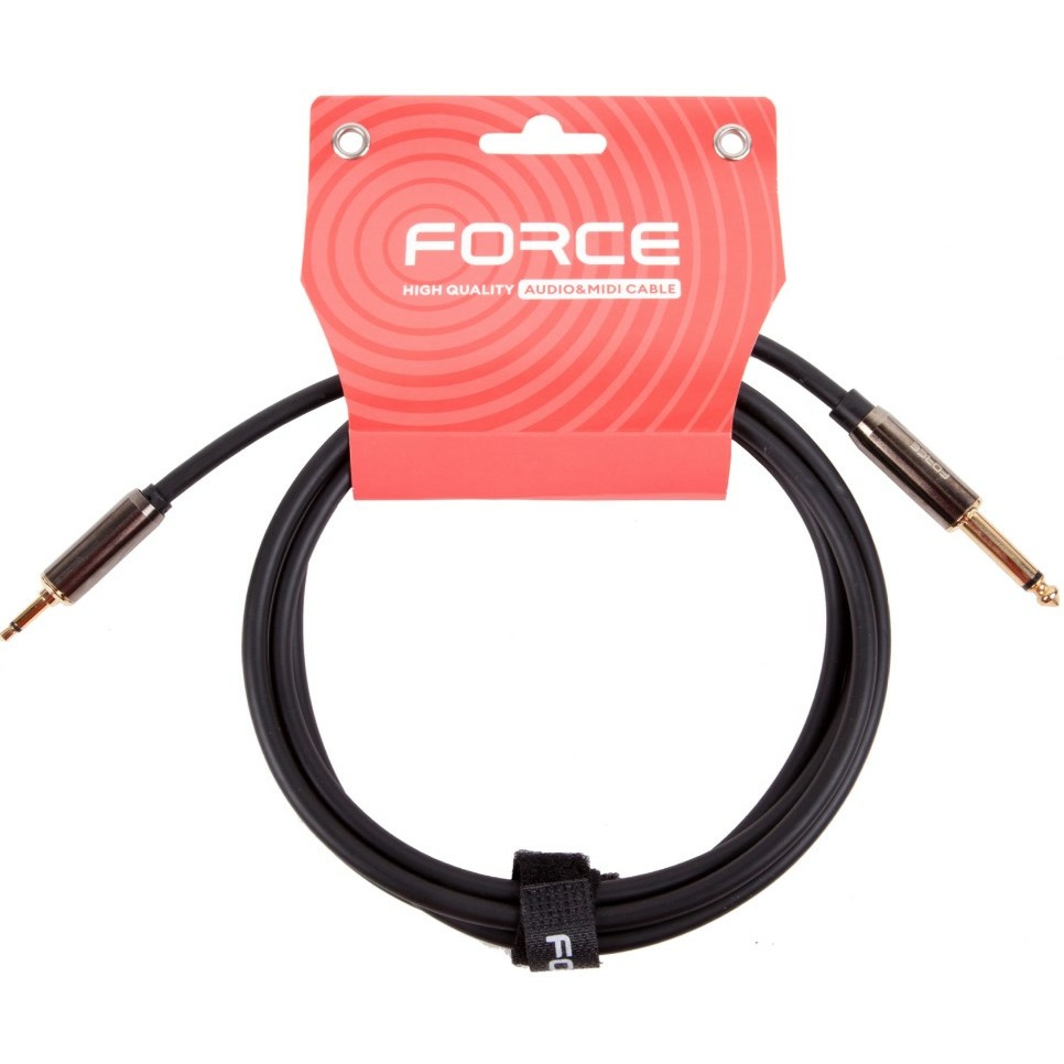 Удлинитель 1xJack - 1xMini Jack FORCE FLC-16/2