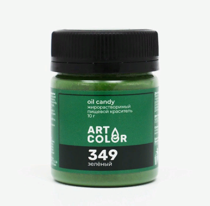 

Сухой краситель Art Color Oil Candy жирорастворимый, зеленый, 10 г