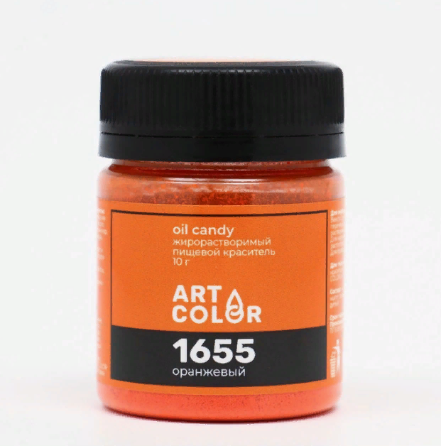 

Сухой краситель Art Color Oil Candy жирорастворимый, оранжевый, 10 г