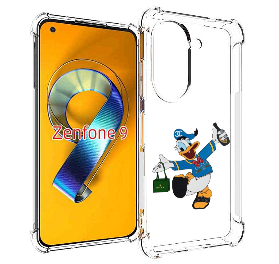 

Чехол MyPads модный-дональд-дак для Asus Zenfone 9 (AI2202), Прозрачный, Tocco