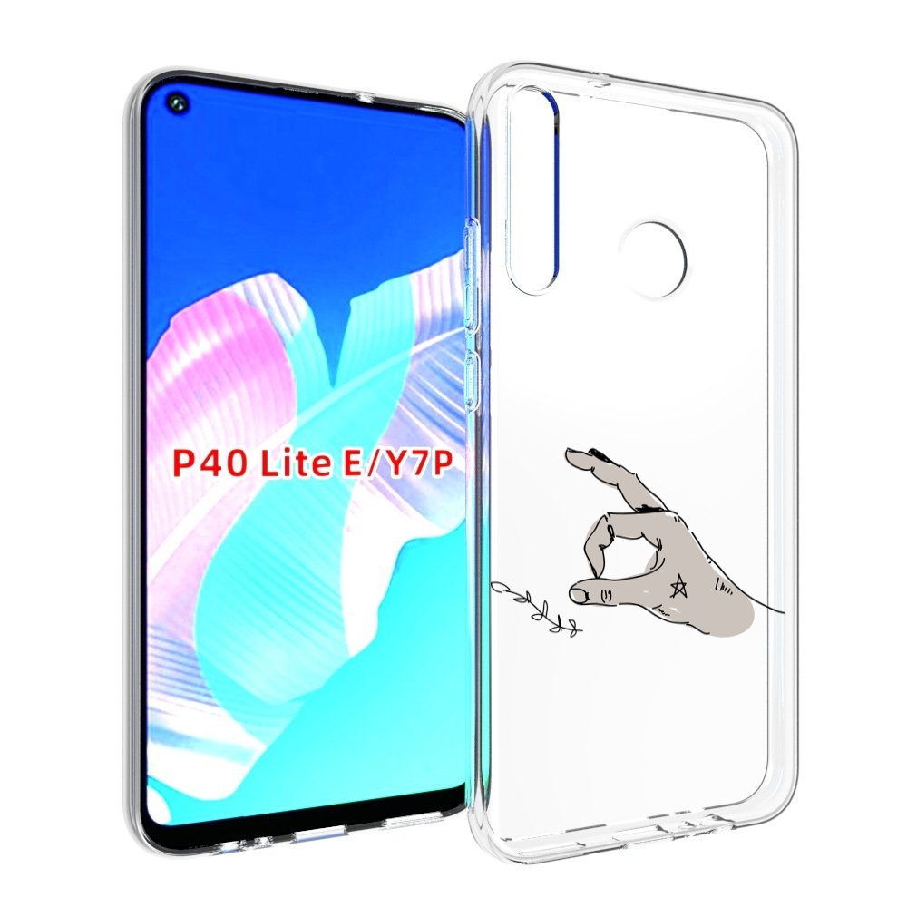 

Чехол бампер MyPads кольцо для Huawei P40 Lite E, Прозрачный, Tocco