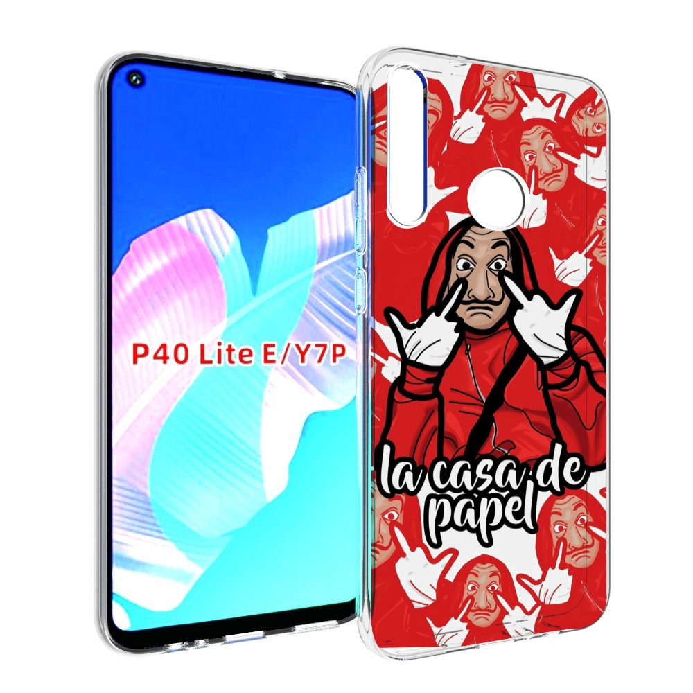 

Чехол бампер MyPads комикс-бумажный-дом для Huawei P40 Lite E, Прозрачный, Tocco