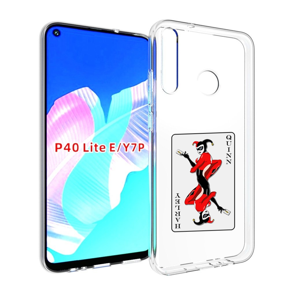 Чехол бампер MyPads королева-джокера для Huawei P40 Lite E