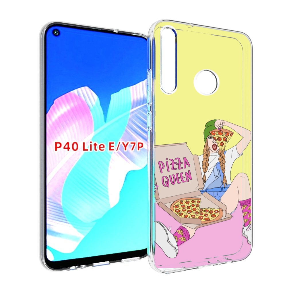 

Чехол бампер MyPads королева-пиццы женский для Huawei P40 Lite E, Прозрачный, Tocco