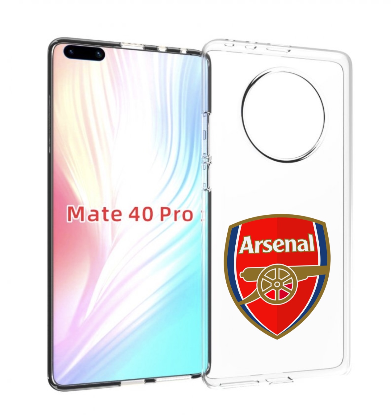 Чехол MyPads фк-арсенал-2 для Huawei Mate 40 Pro (NOH-NX9)