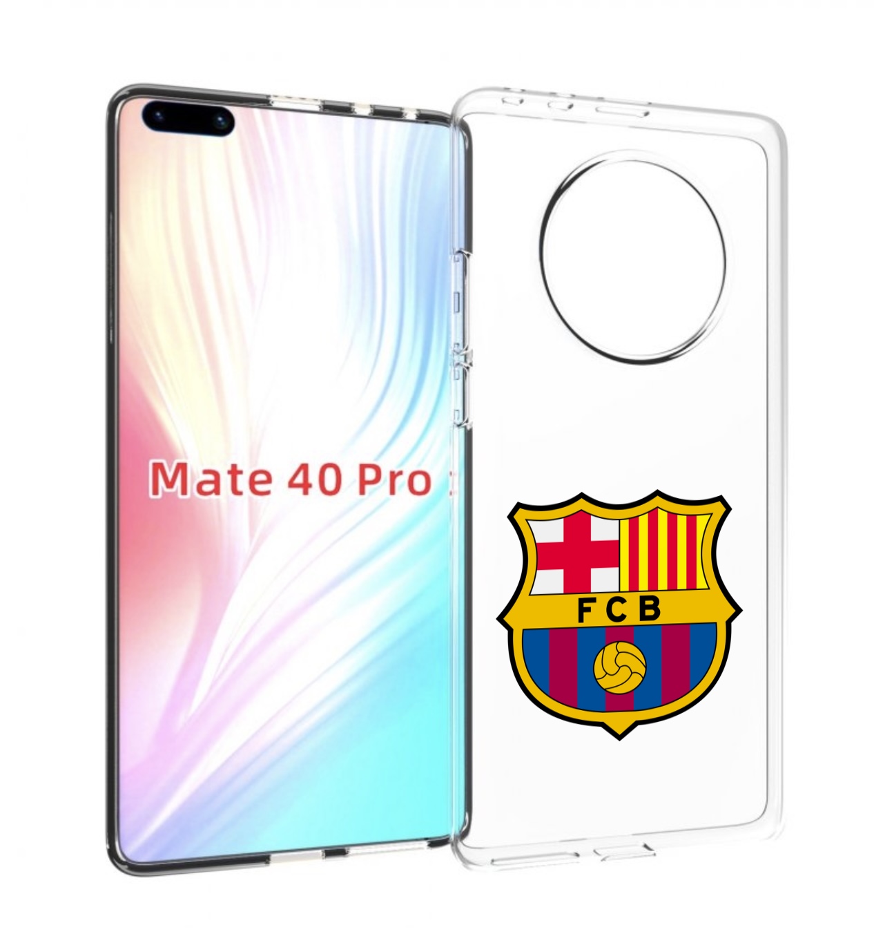 

Чехол MyPads фк-барселона-2 для Huawei Mate 40 Pro (NOH-NX9), Прозрачный, Tocco