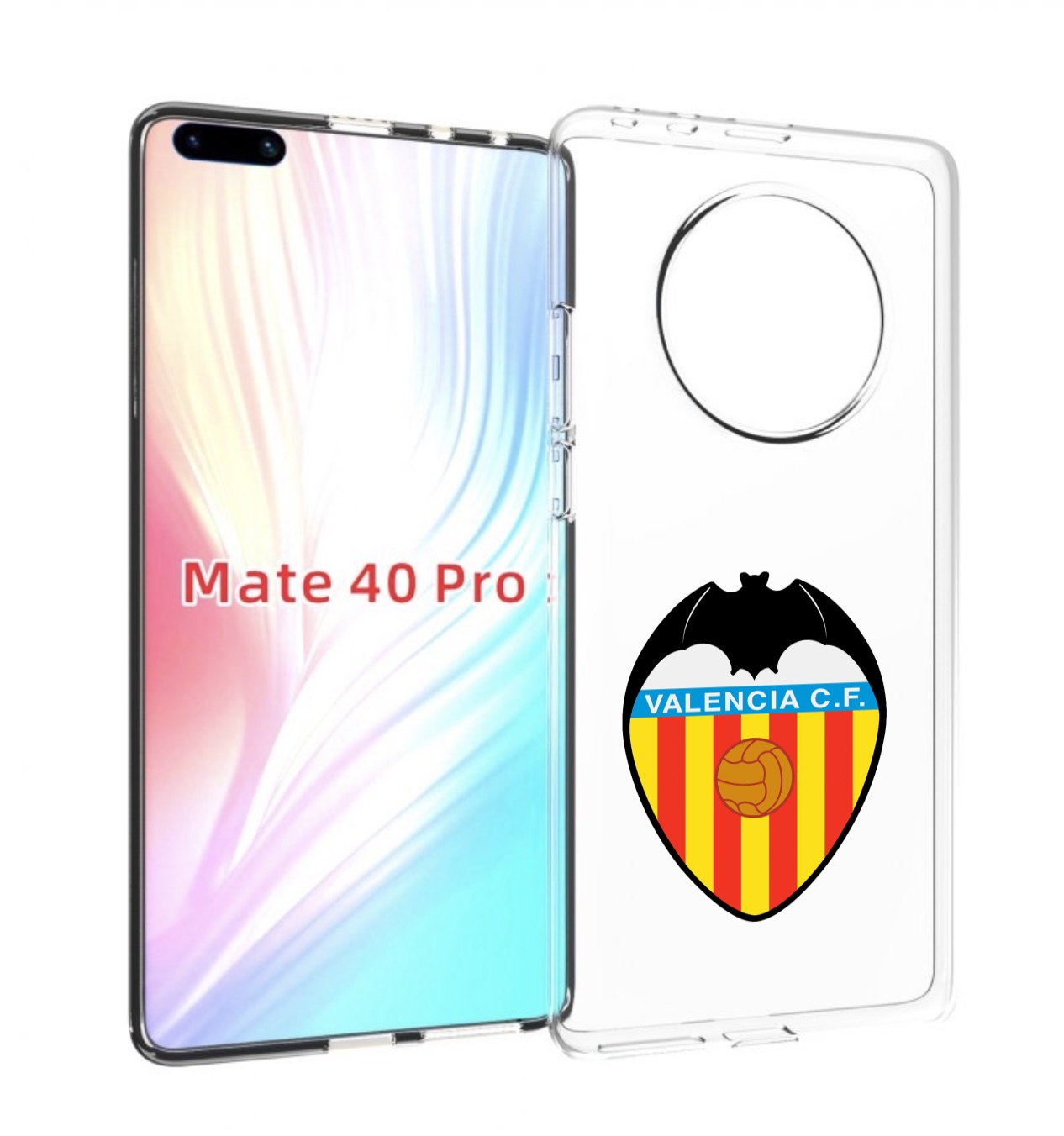 

Чехол MyPads фк-валенсия-2 для Huawei Mate 40 Pro (NOH-NX9), Прозрачный, Tocco