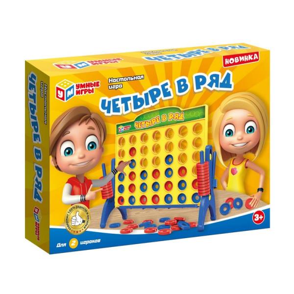 

Настольная игра - собери четыре в ряд Синий Трактор Умные игры 1610K004-R