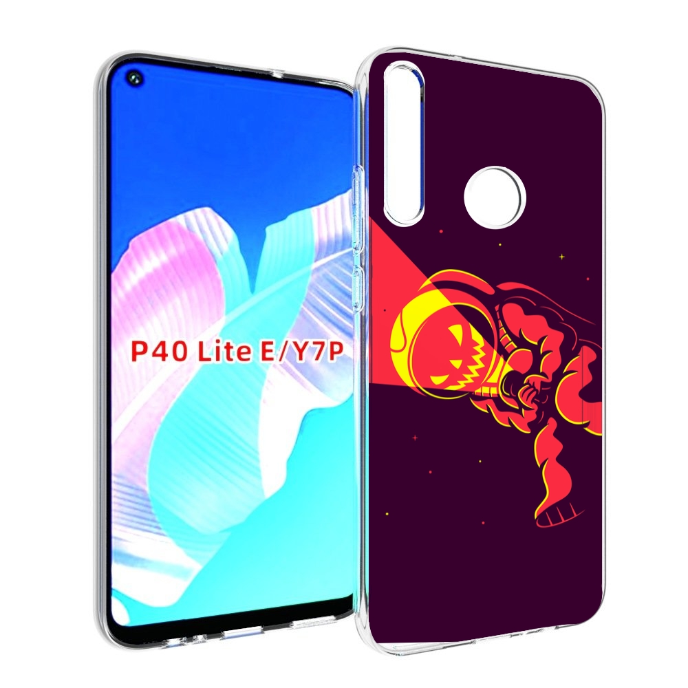 

Чехол бампер MyPads космонавт-в-хеллуин для Huawei P40 Lite E, Прозрачный, Tocco