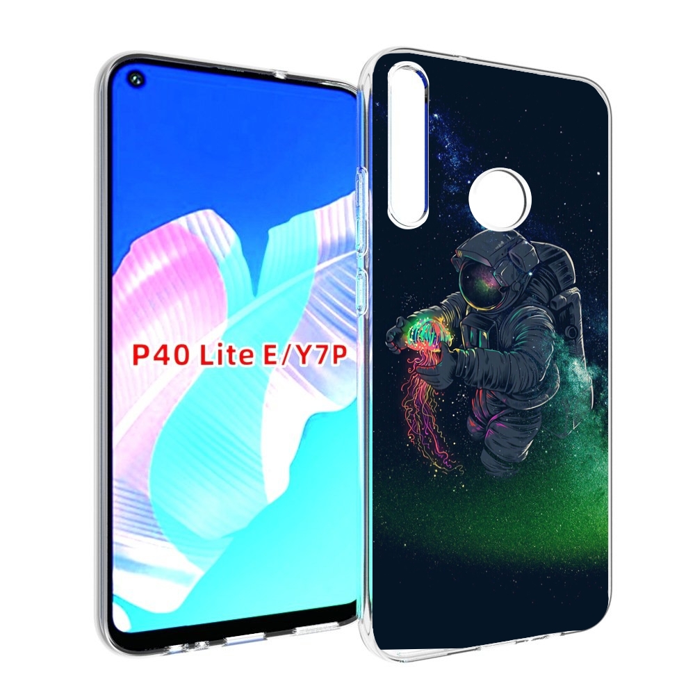 

Чехол бампер MyPads космонавт-с-оружием-арты для Huawei P40 Lite, Прозрачный, Tocco