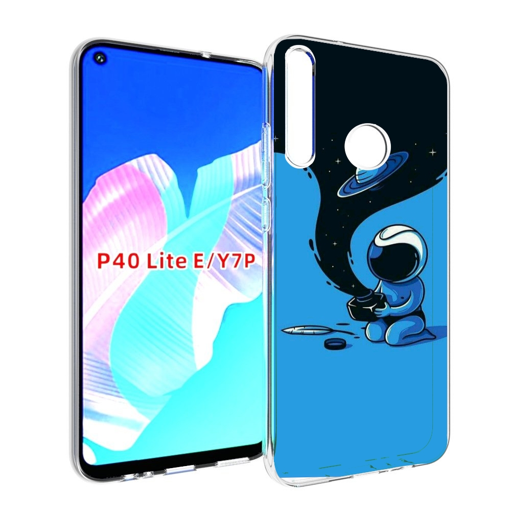 

Чехол бампер MyPads космос из черной краски для Huawei P40 Lite, Прозрачный, Tocco