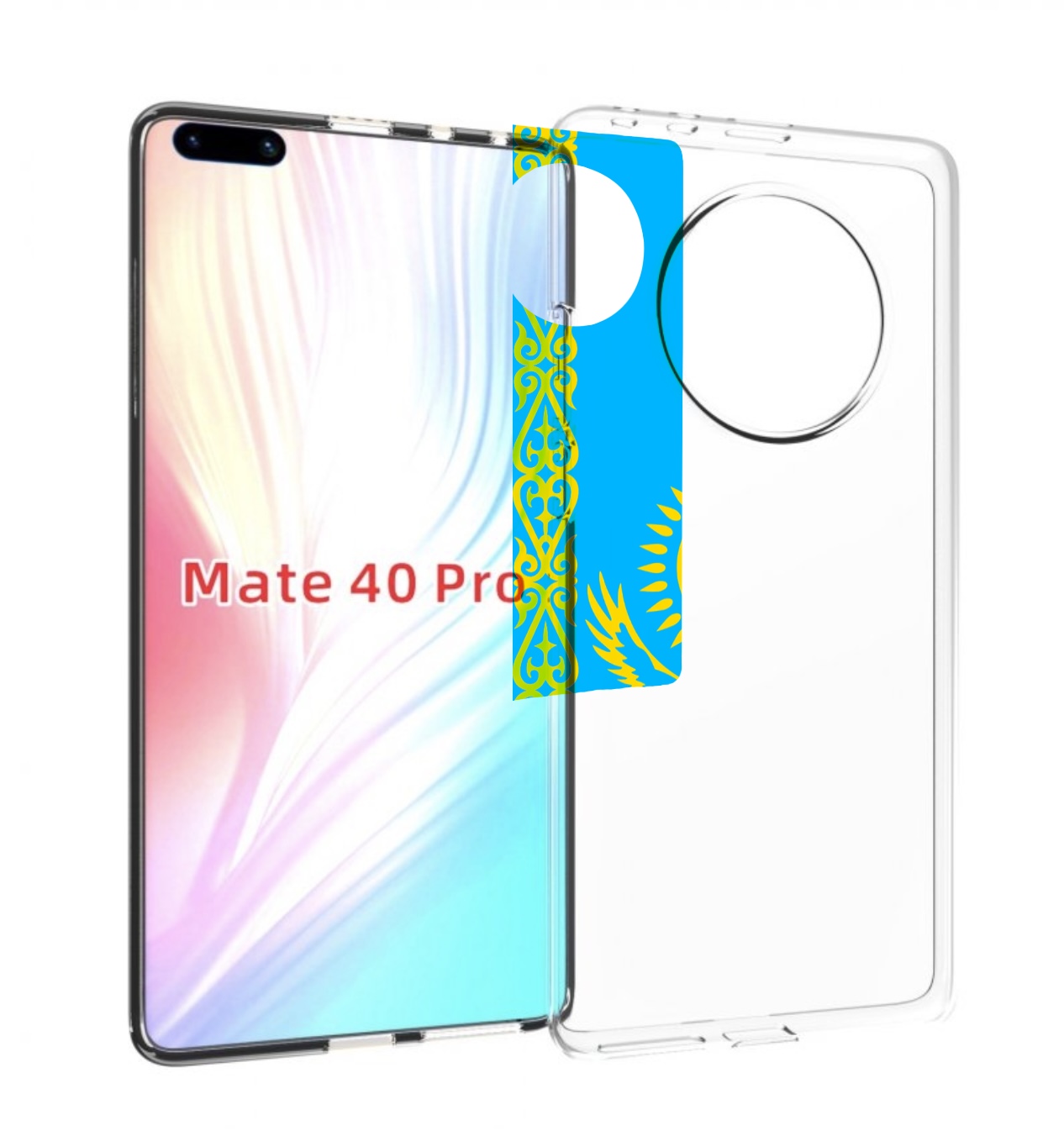 

Чехол MyPads флаг Казахстана-1 для Huawei Mate 40 Pro (NOH-NX9), Прозрачный, Tocco