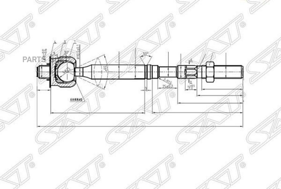 

Тяга Рулевая Toyota Rav4 05- Sat арт. ST-45503-0R030
