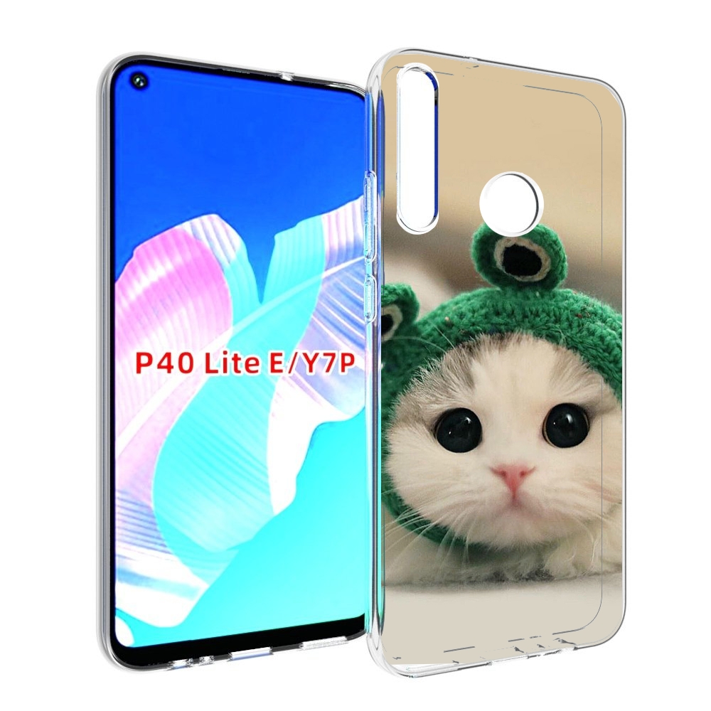 

Чехол бампер MyPads кот-лягушка детский для Huawei P40 Lite E, Прозрачный, Tocco