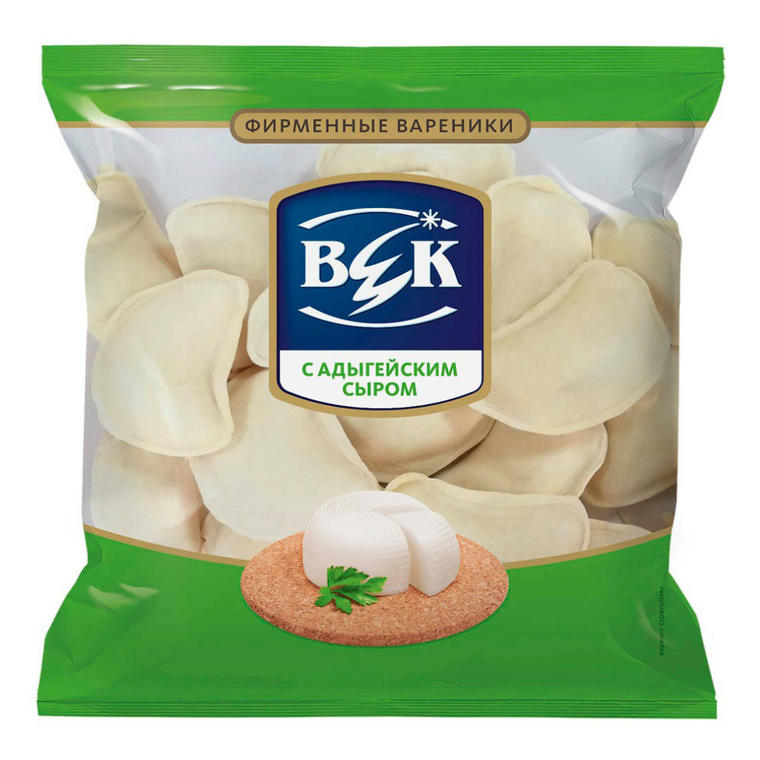 

Вареники Век Фирменные с адыгейским сыром 400 г