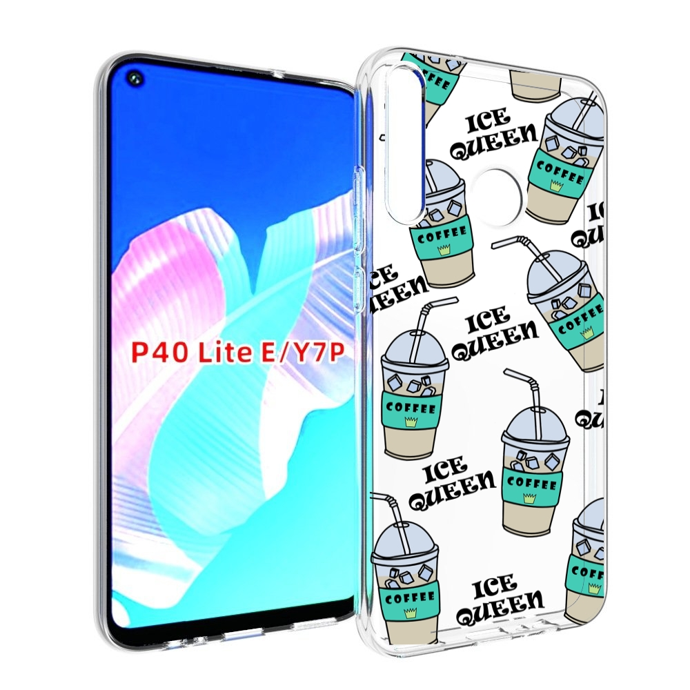 

Чехол бампер MyPads кофе-с-льдом для Huawei P40 Lite E, Прозрачный, Tocco