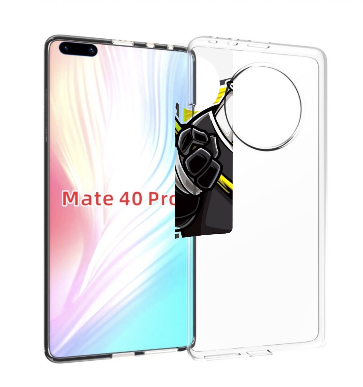 

Чехол MyPads хк трактор челябинск для Huawei Mate 40 Pro (NOH-NX9), Прозрачный, Tocco