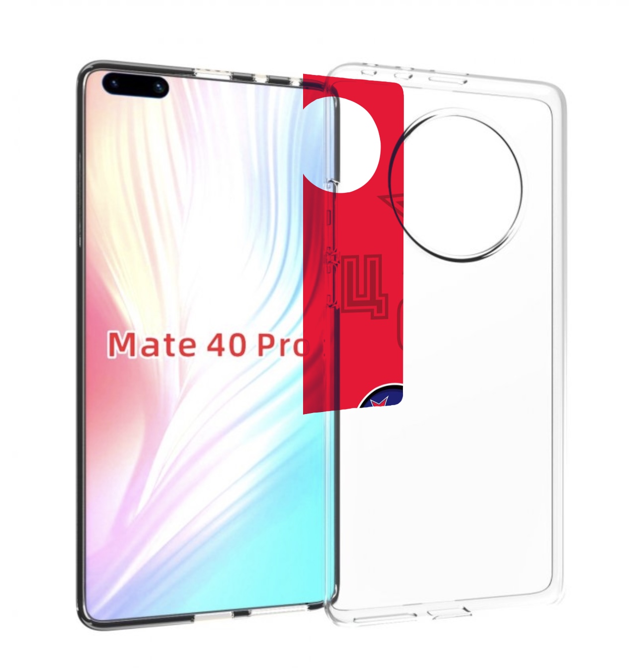 

Чехол MyPads хк цска мужской для Huawei Mate 40 Pro (NOH-NX9), Прозрачный, Tocco