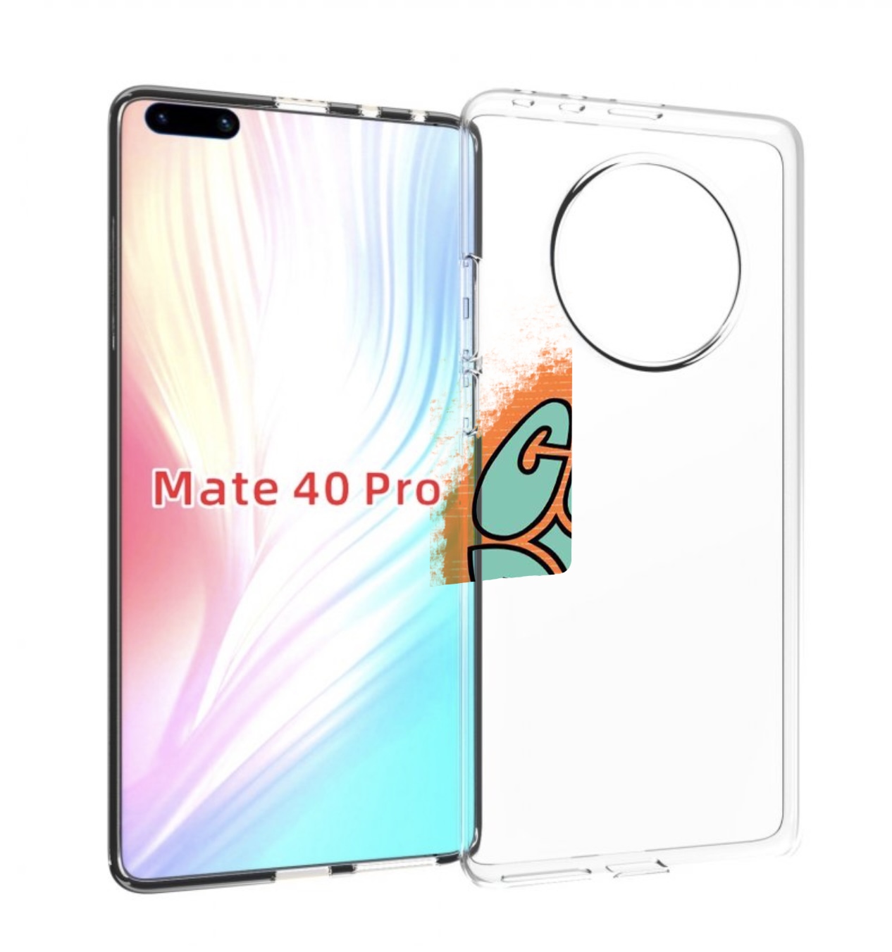 

Чехол MyPads хороший приятель для Huawei Mate 40 Pro (NOH-NX9), Прозрачный, Tocco