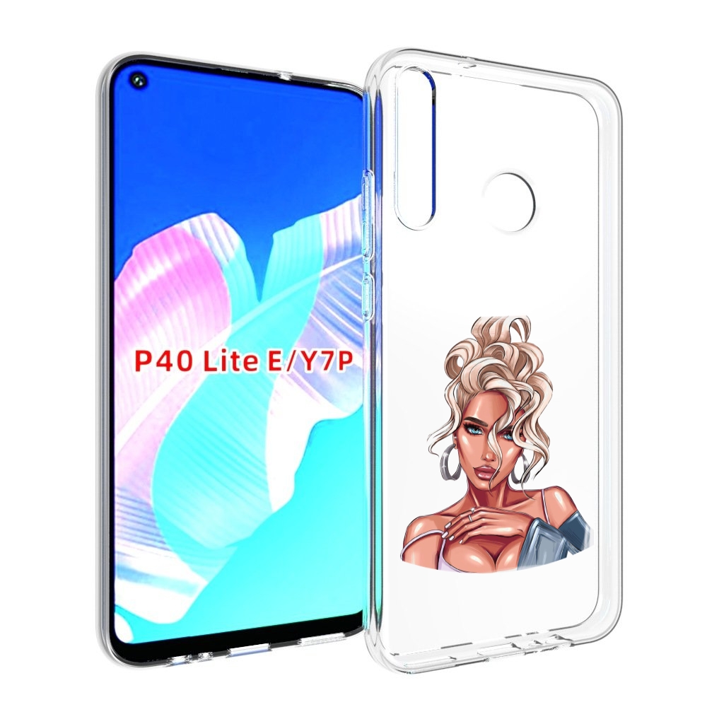 

Чехол бампер MyPads красивая-блондинка женский для Huawei P40 Li, Прозрачный, Tocco