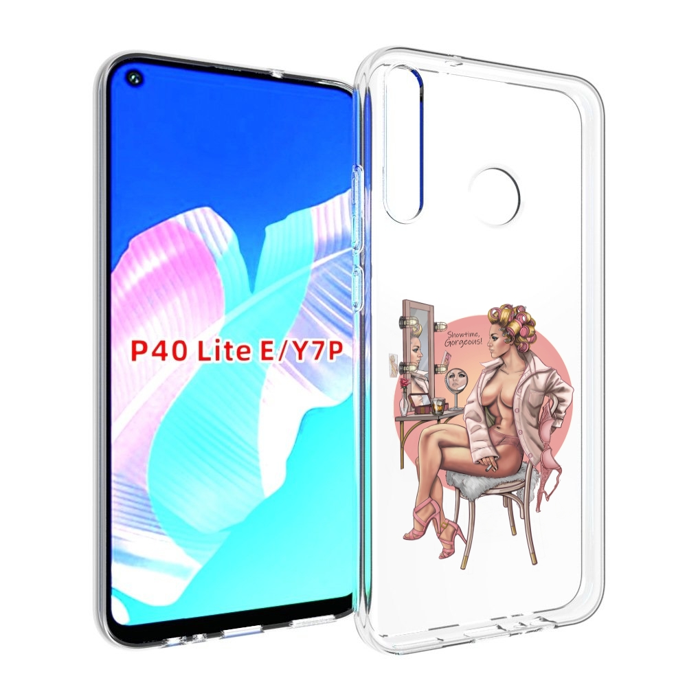 

Чехол бампер MyPads красивая-девушка-с-зеркалом женский для Huaw, Прозрачный, Tocco