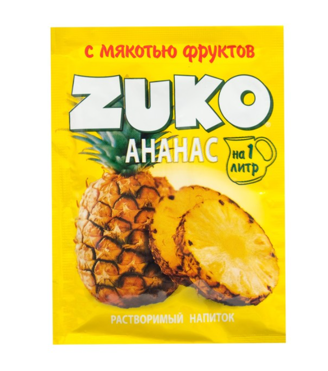 

Растворимый напиток ZUKO Ананас, 20 г