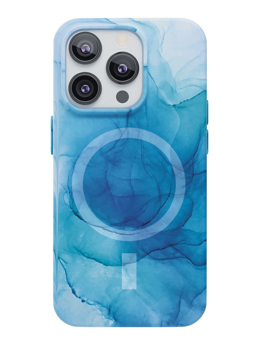 

Чехол для смартфона vlp Splash case with MagSafe для iPhone 14 Pro, синий