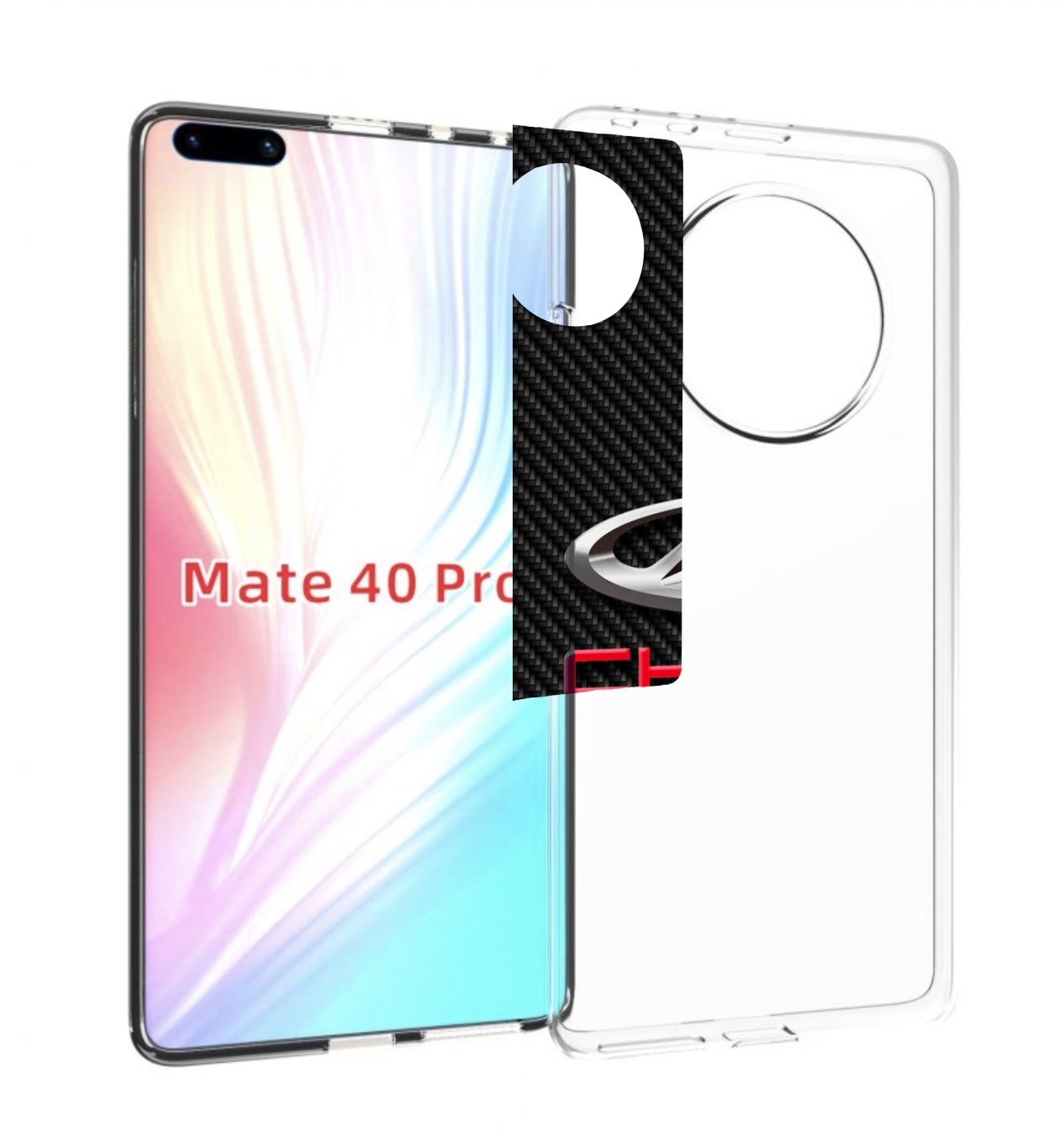 

Чехол Mypads Chery 2 Для Huawei Mate 40 Pro (Noh-Nx9), Прозрачный, Tocco