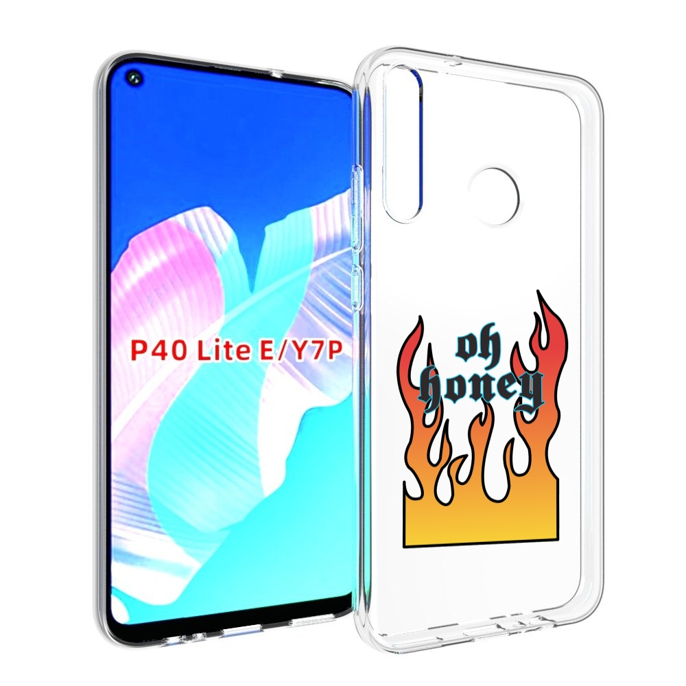 

Чехол бампер MyPads красивое-пламя для Huawei P40 Lite E, Прозрачный, Tocco
