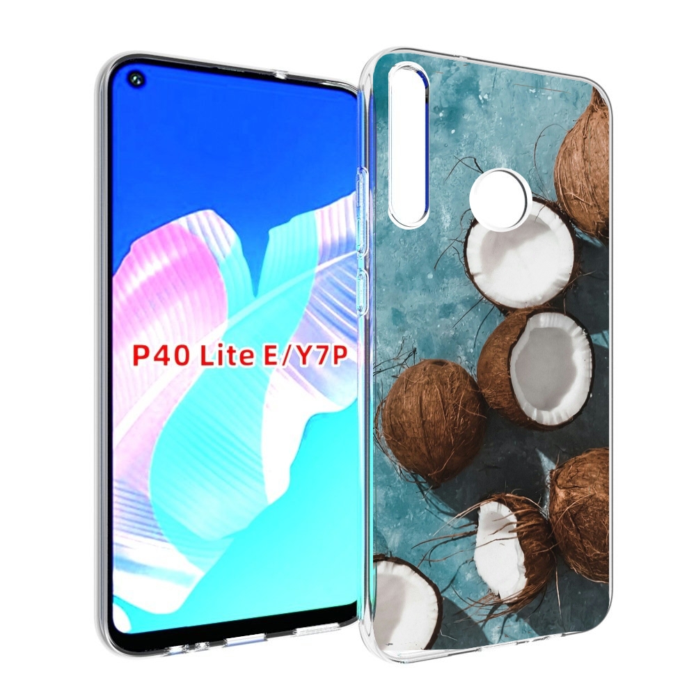 

Чехол бампер MyPads красивые-кокосы для Huawei P40 Lite E, Прозрачный, Tocco