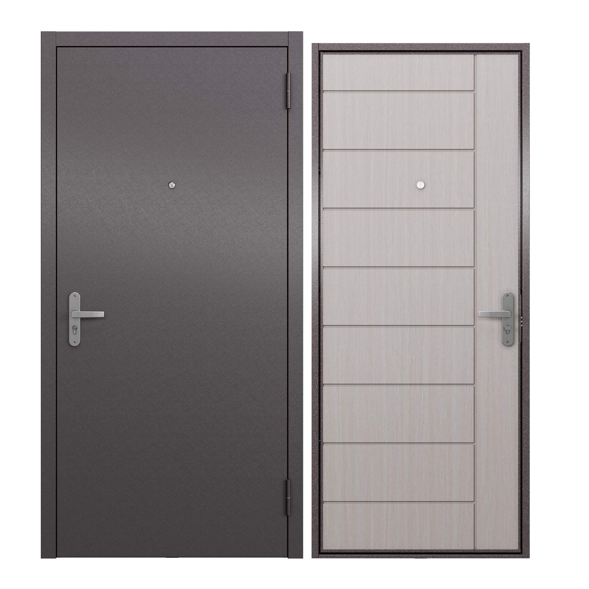 фото Дверь входная для квартиры proline металлическая terminal a 960х2050, правая, белый