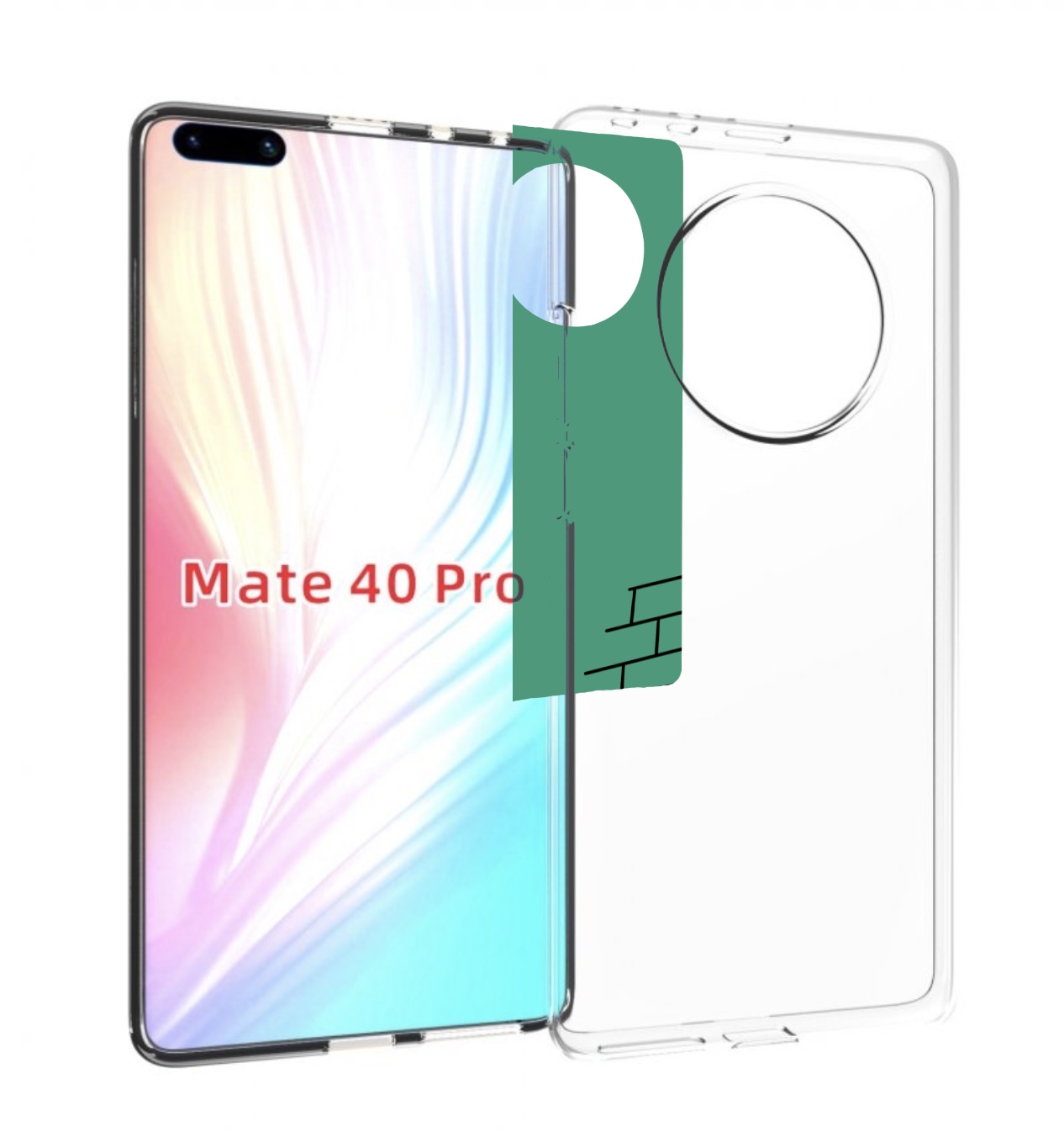 фото Чехол mypads шарики в стене для huawei mate 40 pro (noh-nx9)