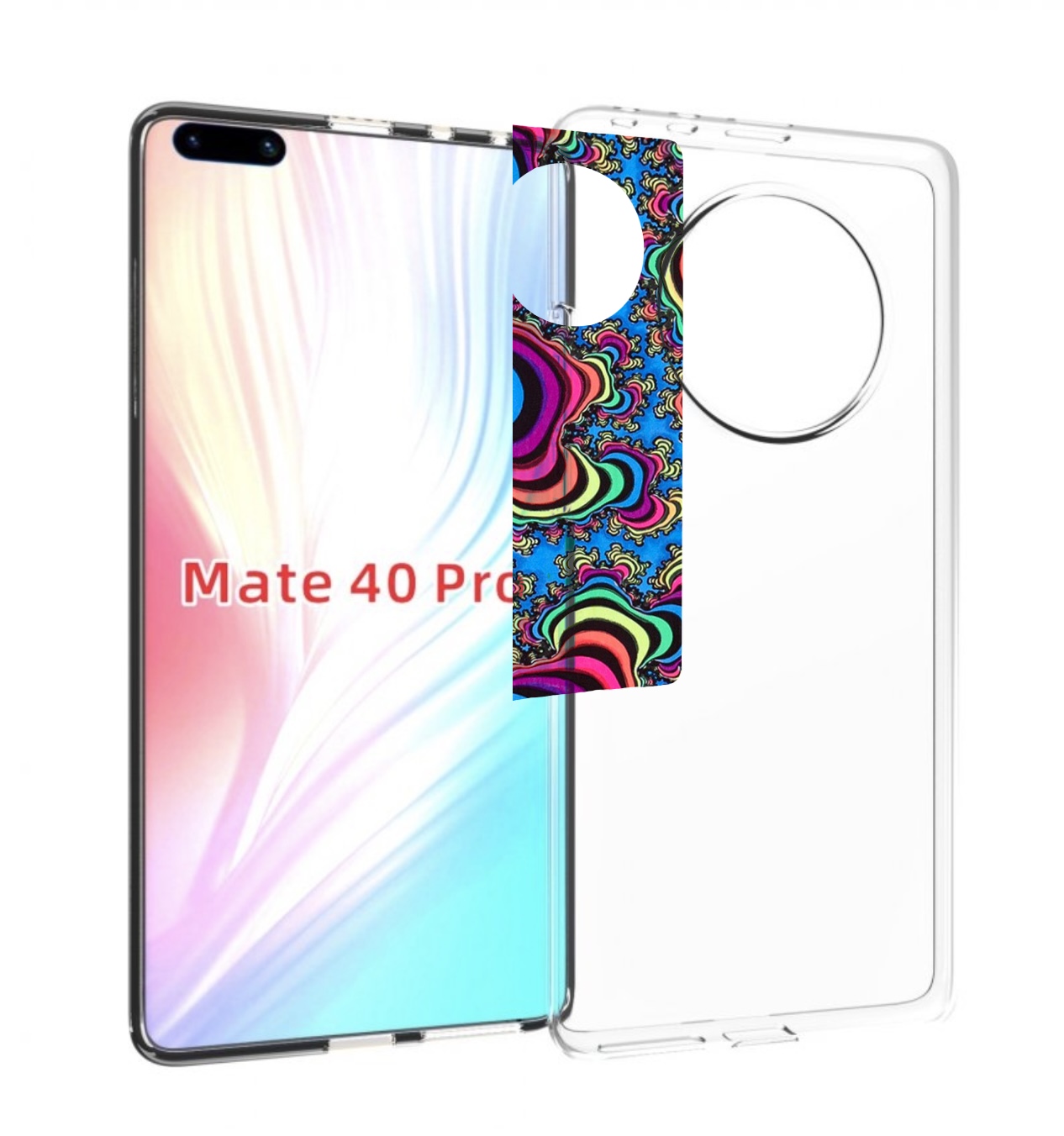 

Чехол MyPads щупальца иллюзия для Huawei Mate 40 Pro (NOH-NX9), Прозрачный, Tocco