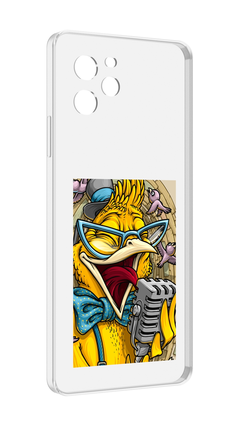 

Чехол MyPads поющая птичка для Huawei Nova Y61 / Huawei Enjoy 50z, Прозрачный, Tocco