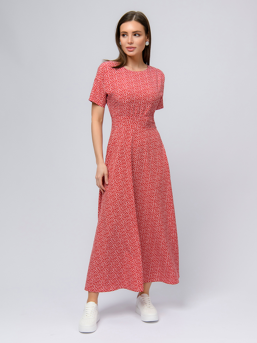 

Платье женское 1001dress 0101802RP красное 52 RU, Красный, 0101802RP